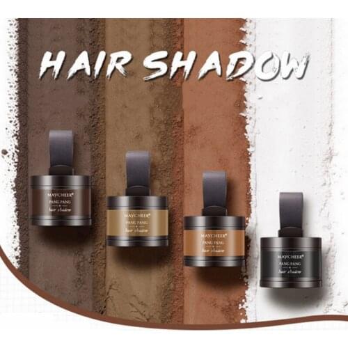 1 Pc Magic Fluffy Thin Hair Powder Hair Line Shadow Pang Pang Makeup Hair Concealer Root Cover Up Unisex Instant Gray Coverage