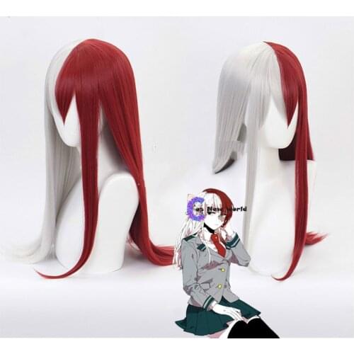 2020 My Hero Academy Himiko Toga Midoriya Izuku Shoto Todoroki Tenya Momo Synthetic Cosplay Wig For Halloween Costume Party
