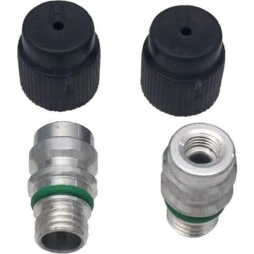 5 Count) M12x1.5 Male High Side A/C Charge Port Valve Includes Caps For MT0105,800-955, 59946,GM 52458184, 15-5438