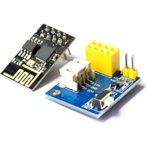 ESP8266 ESP-01 Wireless WIFI Module for Arduino, RGB LED Lamp Panel Module WS2812 Controller Development Board Round 16 bit