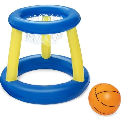 Pool Float Toys Adults Kids Inflatable Volleyball Basketball Game Float Rack Ball Ring Swimming Ring Mattress Pool Party Toy