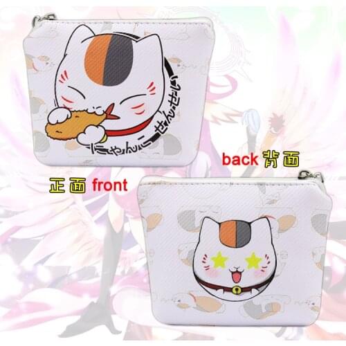 Anime Natsume Yuujinchou Purse Nyanko-sensei Coin Bag Change Wallet
