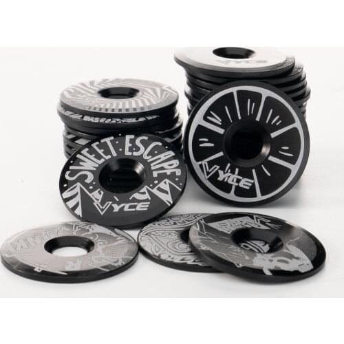 PRO Bike Bowl Cover Road Mtb Bicycle Stem Top Caps Aluminum Alloy Top caps for 28.6mm Fork Tube Headset Cap