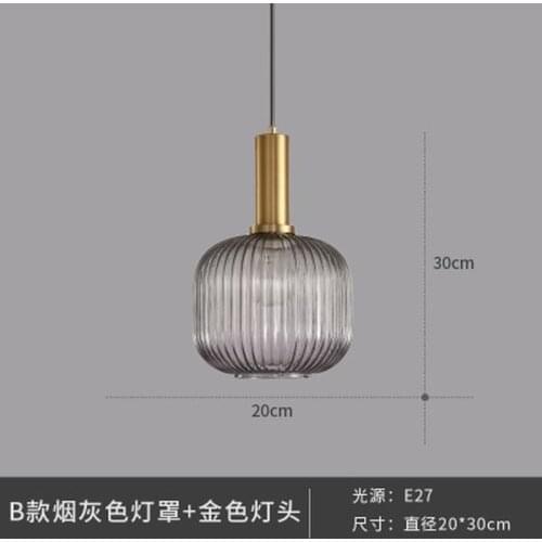 Dining Room chandelier Modern Simple Style Living Room Bedroom Bed Dining Room Background Wall Personality Creative Glass