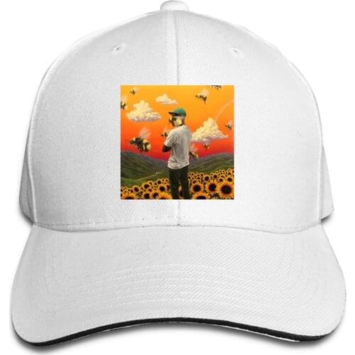 Creator Flower Boy Fashion Sandwich Baseball Cap Adjustable Curved Visor Hat