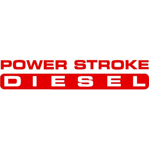 Power Stroke Turbo Diesel Custom Die Cut Vinyl Decal Sticker Truck Motorcycle SUVs Bumper Power Stroke