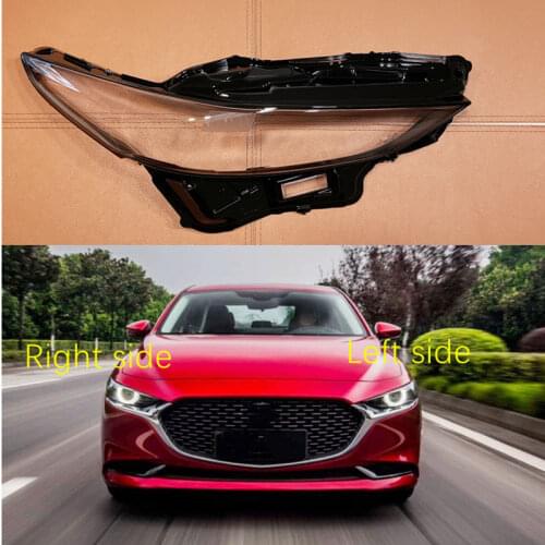 Car Headlight Lens for Mazda 3 Axela 2019 2020 Headlamp Cover Car Replacement Front Auto Shell Cover
