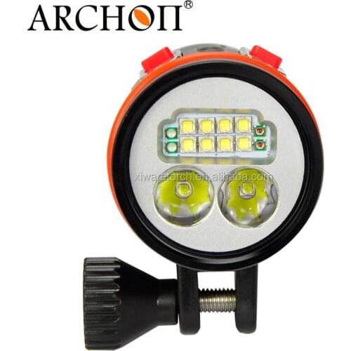 ARCHON W43VP underwater video camera lights scuba diving 5000lm