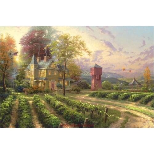 Needlework for Embroidery Craft DIY Cotton threads DMC - Counted Cross Stitch Kits 14 ct Oil painting - Abundant Harvest