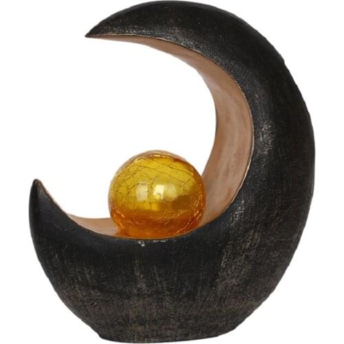 LED Solar Powered Moon Light Outdoor Courtyard Ornament Lights Garden Lamp Yard Lawn Patio Lighting Decoration