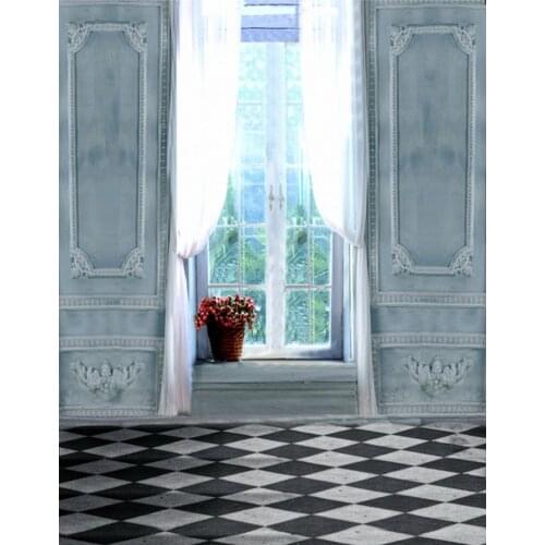 Vintage Room Door Photography Backdrops Photo Props Studio Background 5x7ft