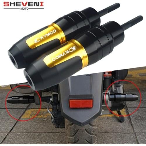 For KYMCO DownTown 350 300i Xciting 250 350 350i 400 400i CK250T New Motorcycle Crash Exhaust Slider Protector Crash Pads