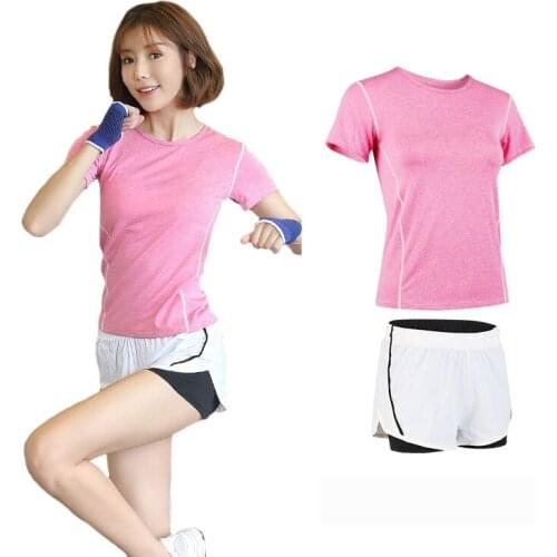 Summer Women Jogging Sets 2 Peice Fitness Clothing Outfits Joggers Plus Size 3XL Clothes Gym Workout Polyester Sweat Suit