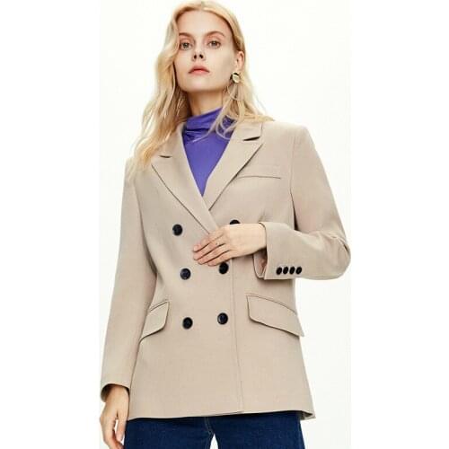 Women High-End Temperament Arch Pin Suit Autumn Winter New High Quality Thick Classic European American Style Fashion Jacket