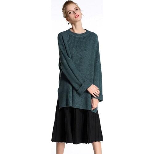 Poncho Blusas De Inverno Feminina Pullover Feminino 2018 Autumn And New Pattern Leisure Sleeve Neck Sweater Knitting