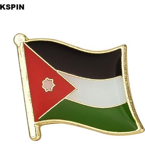 Jordan flag badge pin lapel pin 100pcs a lot Brooch Icons KS-0211