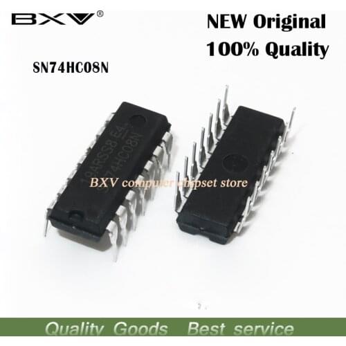 10PCS SN74HC08N DIP14 SN74HC08 DIP 74HC08N 74HC08 DIP-14 new original IC