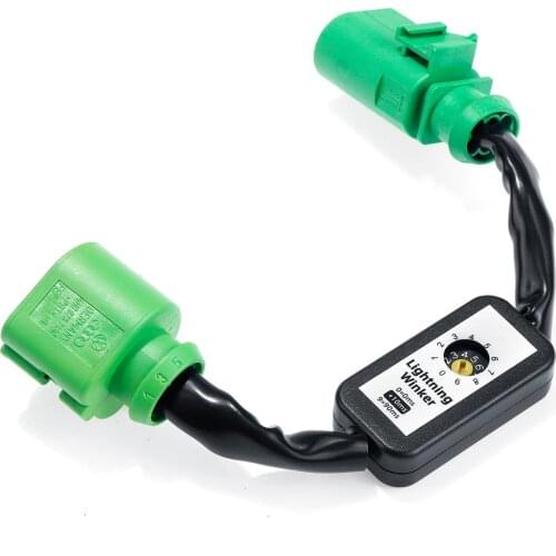 2PCS/Set For Audi A3 8V Dynamic Turn Signal Indicator LED Taillight Add-on Module Cable Wire Harness Left & Right Tail Light