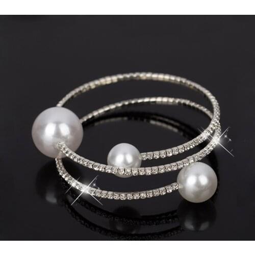 2021 Trendy Fashion Korean Version Classic Personality Fashion All-match Trendy Girl Mix and Match Bracelet Bracelet Pearl