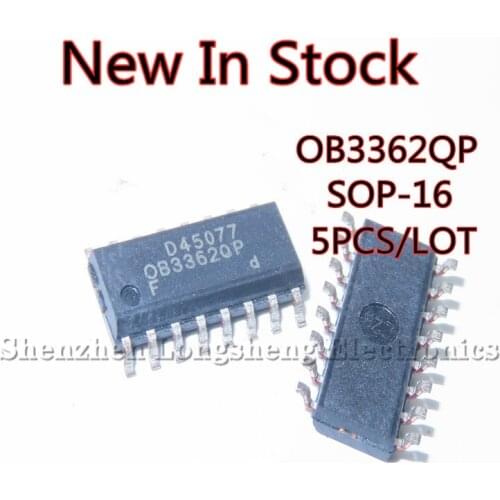 5PCS/LOT OB3362QP SOP-16 LED power supply chip management chip