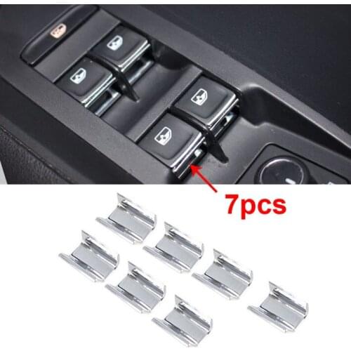 7pcs for SKODA KODIAQ Lift window switch key Decorative sequin