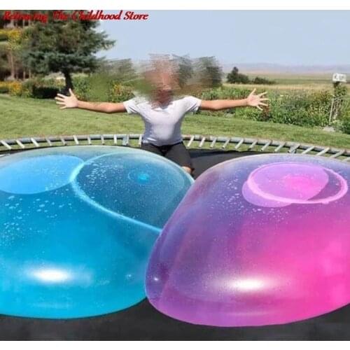 Outdoor Pool Accessories, Inflatable Wubble Bubble Ball Toys For Children Outdoor Activities TPR Blowing Balloon Swimming Pool