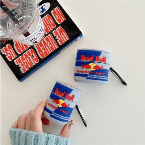 Case for Airpods Pro 3D Silicone Girls Energy Drink Fun Airpods2 Earphone Accessories Protector Cover for Airpods 3/2/1 Cases