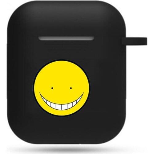 Anime Ansatsu Kyoushitsu Headphone Case Bluetooth Earphone case Protective Headset Cover boy girls Airpods Earphone Case