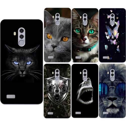 Animal Colorful Case for BQ 5517L TWIN PRO Silicone Soft Covers for BQ 5517 L Twin Pro Case Protector Baicvery Back Cover