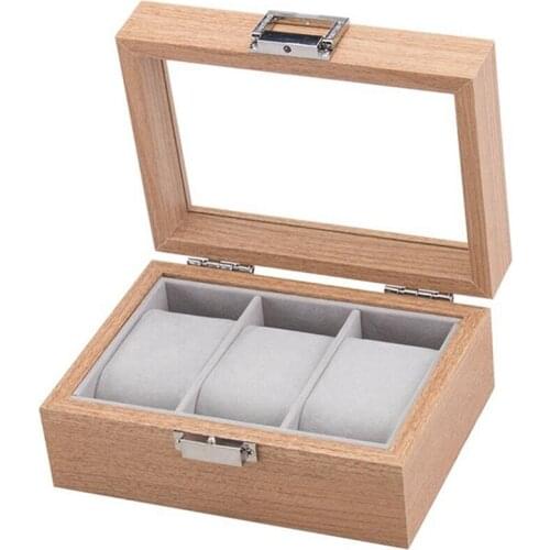 Wooden Watch Box Organizer Storage for Clock Watches Display Case Holder Storage Jewelry Boxes Best Gift
