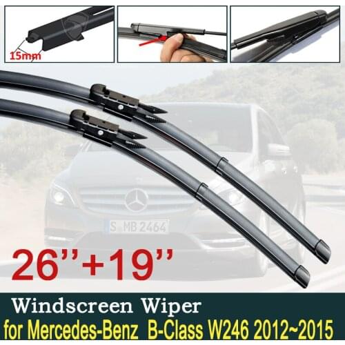 For Mercedes Benz B Class B-Class W246 2012~2015 Car Wiper Blades Front Windscreen Windshield Wipers Car Accessories 2013 2014
