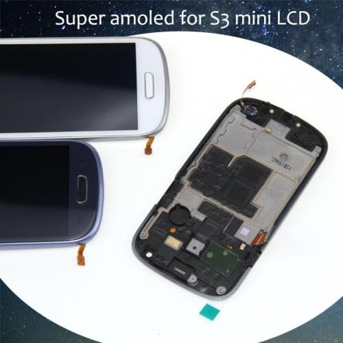 For SAMSUNG GALAXY S3 Mini lcd i8190 LCD Display Glass Panel Touch Screen Digitizer Assembly parts