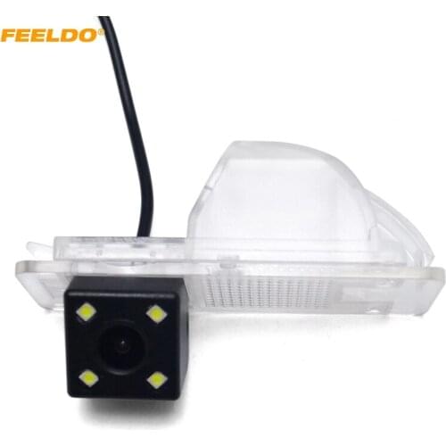 FEELDO 1Set Special Car Rear View Camera With LED Light for GAC Trumpchi GS4 Car Reverse Backup Camera #AM1576