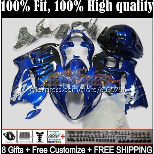 Injection For SUZUKI GSXR1300 Hayabusa 1996 1997 1998 1999 2000 2001 20CL.318 nice blue GSXR-1300 CC 02 03 04 05 06 07 Fairing
