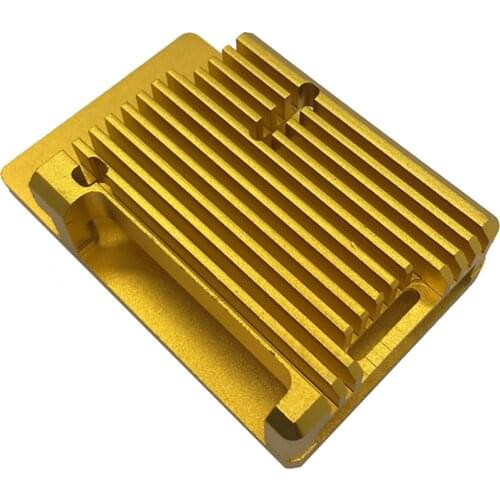 Aluminum Alloy Housing Radiator Metal Cooling Shell for Raspberry Pi 3B+ 3B NK-Shopping