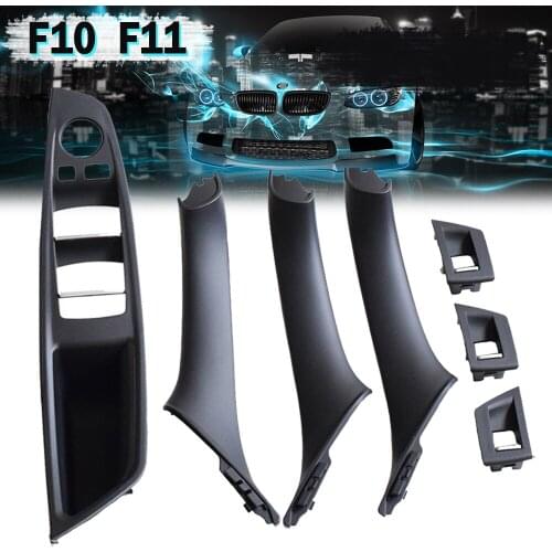 Left Hand Drive LHD For BMW 5 series F11 LCI 535d 535dx 535i 535ix 2012-17 Car Interior Inner Door Handle Panel Pull Trim Cover
