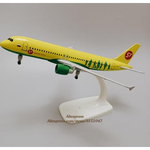 19cm Alloy Metal AIR Russian Siberia S7 RU Airlines Airbus 320 A320 Airways Airplane Model Plane W Wheels Landing Gears Aircraft