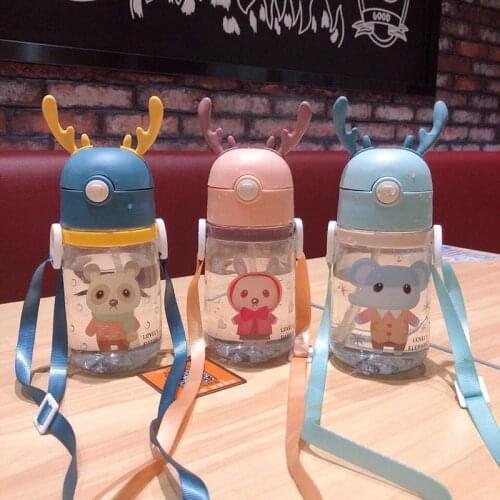 My Child Sport Bottle Water Bottle With Straw High Quality Plastic Kid Drinkware Children Water Bottles BPA Free 550ml