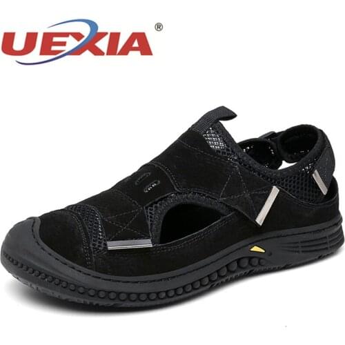 2022 Men Shoes Hot Sale Non-Slip Sandals Leather Soft Bottom Wear-Resistant Slippers Breathable Handmade Walking Driving Sport