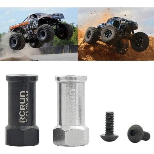 Wheel Hub Metal Spare Tire Column for Wrangler SCX10 1/10 RC Rock Crawler Car