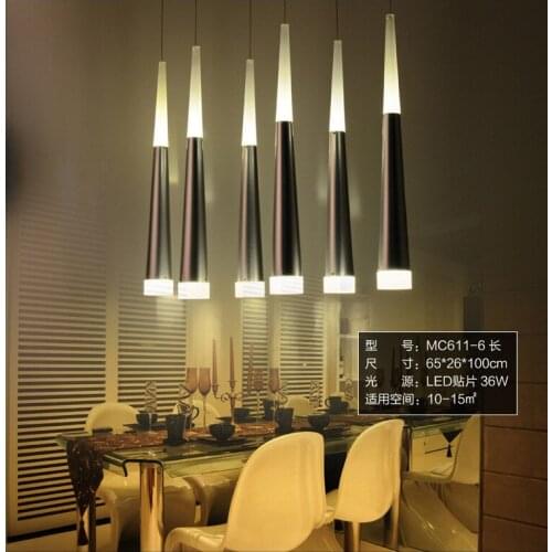 LED Acrylic Meteor lights contracted sitting room bedroom lamps and lanterns of modern energy-saving lamps 110-240v