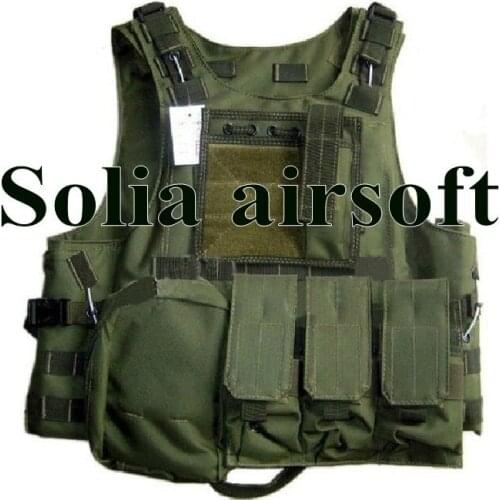 Tactical wire steel molle plate carrier hunting vest WIRE-STEEL-IN Green