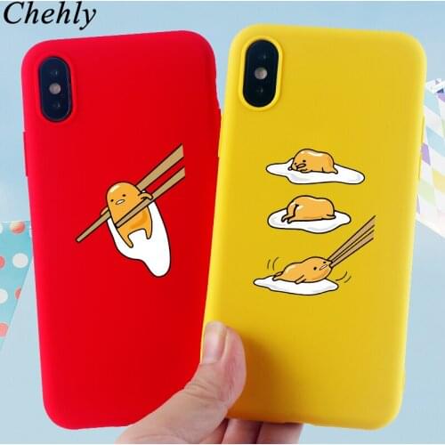 Funny egg Phone Case for IPhone 6s 7 8 11 12 Mini Plus Pro X XS MAX XR SE Cases Soft Silicone Fitted TPU Back Cover Accessories
