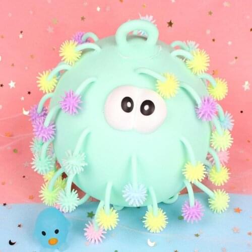 1pc Squeeze Ball Cute Spiky Small Hedgehog Squishy Finger Sensory Toy Random color