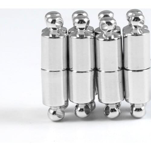 10pcs 17x5mm White K Strong Magnetic Clasps&Hooks Jewelry Findings Making DIY Clasps For Bracelets Connector Hook Handmade