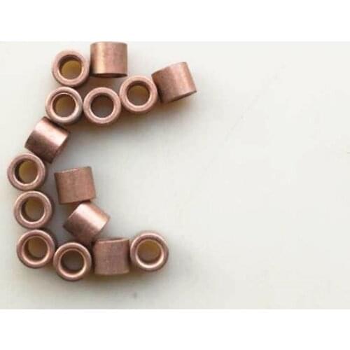 10pcs/lot Powder Metallurgy Oil Bushing Pure Copper Oil Impregnated Sintered Bronze Bearing Sleeves