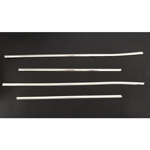 2017 For toyota hilux revo window accessories ABS chrome window gate trim for toyota hilux revo 2015 2016 chrome decoretive trim