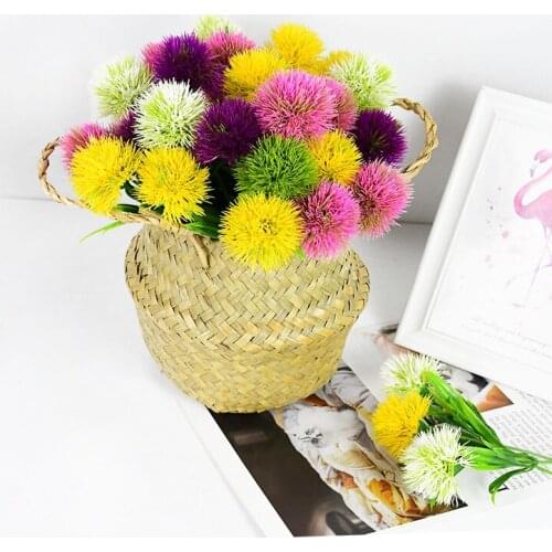 5/10pcs Plastic Dandelion Artificial Dandelion Household Products For Home Decoration Accessories Wedding Decor Artificial Plant