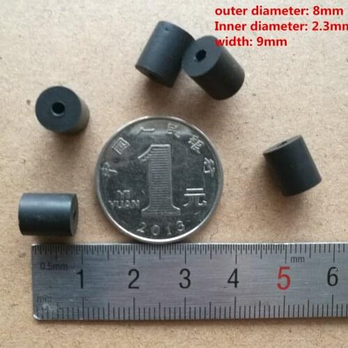 5pcs 8mmx2.3x9 Buffer rubber ring Shock absorption rubber pad Waterproof for cassette deck audio tape Stereo player