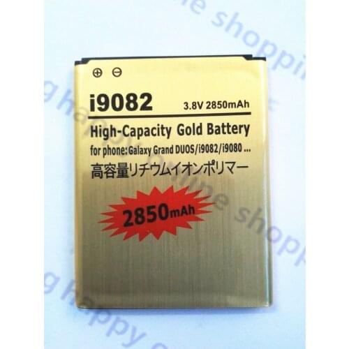 AZK Gold 2850mAh i9082 High Capacity Standard Business Standard Battery for samsung Galaxy Grand Duos i9082 9082 i9080